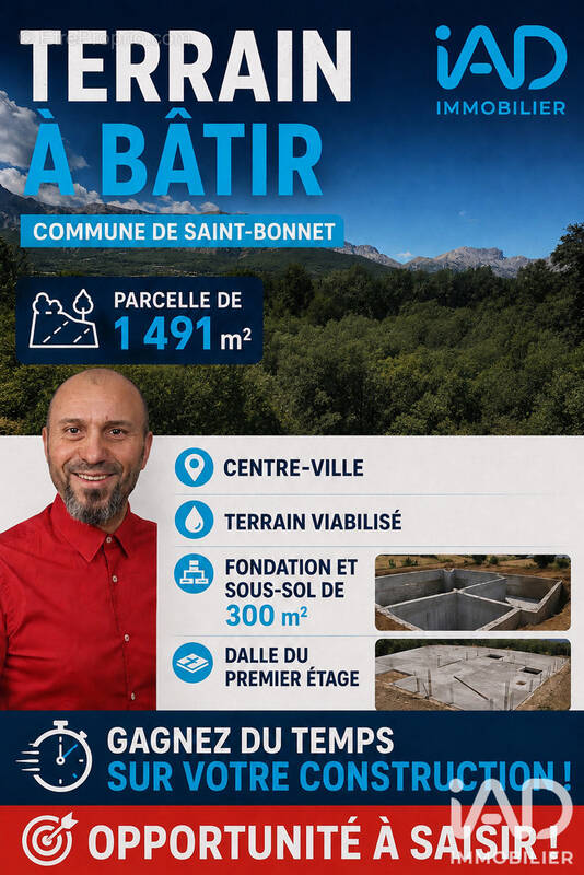 Photo 1 - Terrain à SAINT-BONNET-EN-CHAMPSAUR