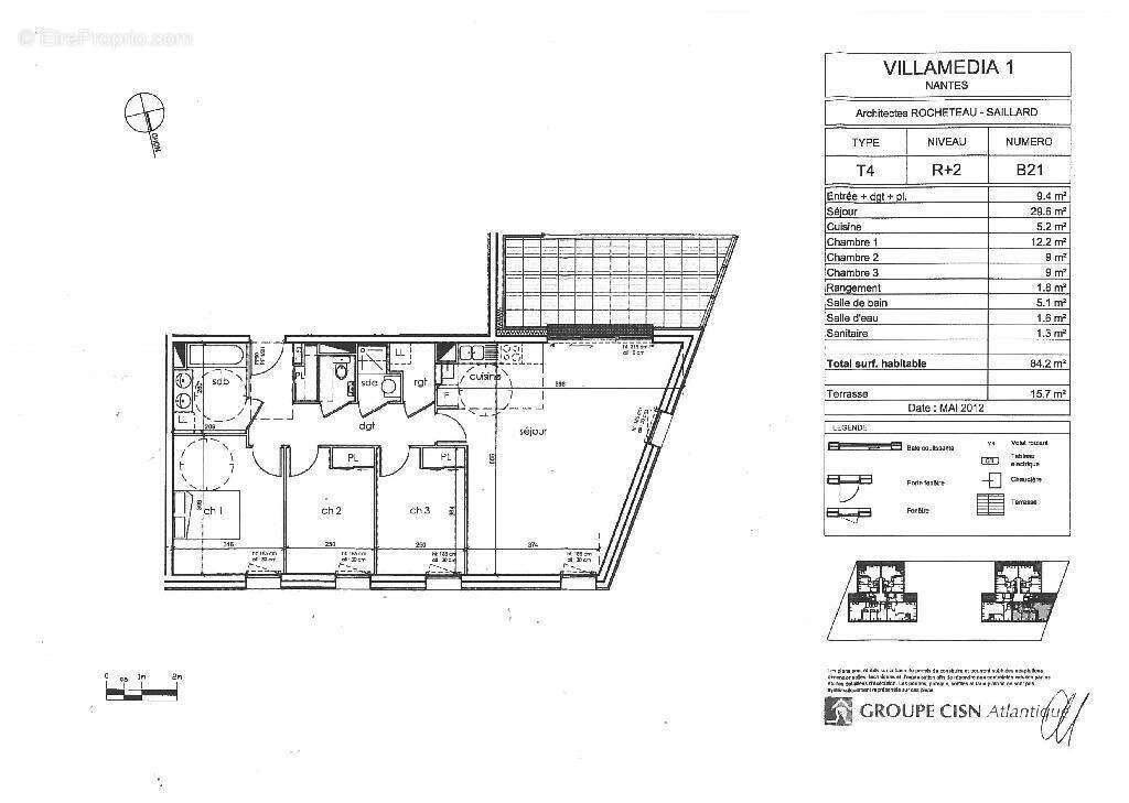 Appartement à NANTES