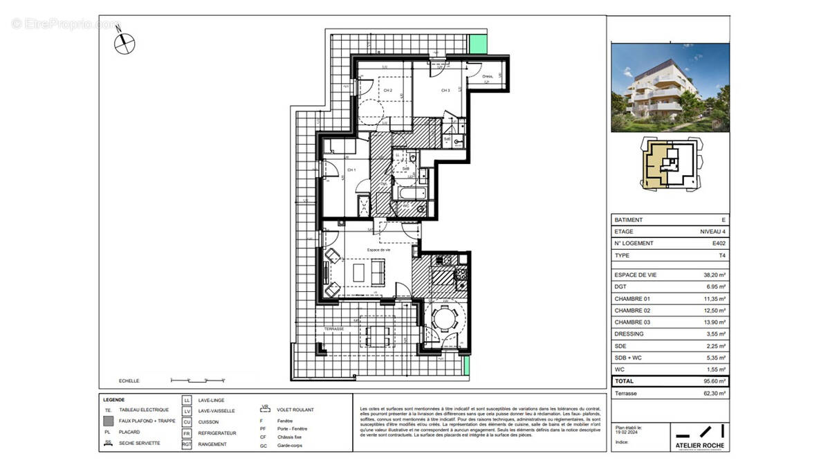 Appartement à VILLE-LA-GRAND
