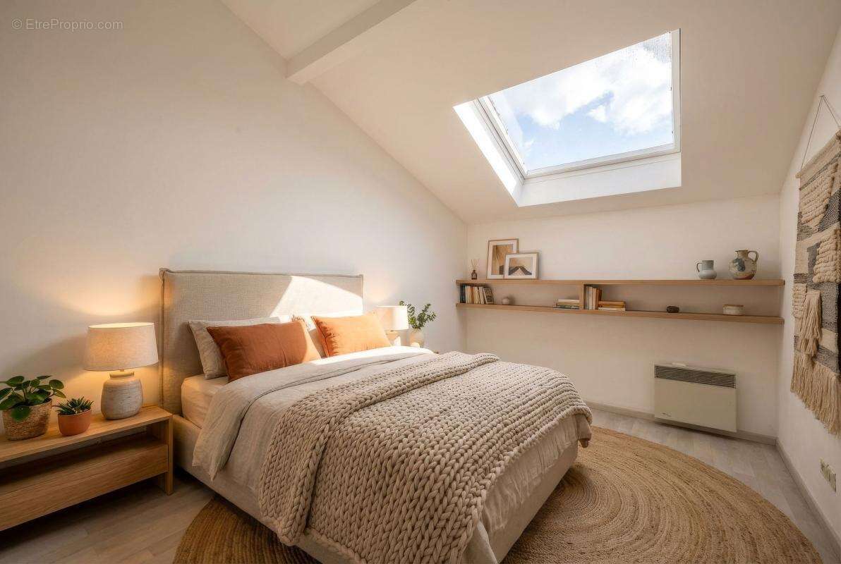 Montchat / Grange-Blanche - T2 bis 64 m² au dernier étage avec véranda face aux toits - photo 8