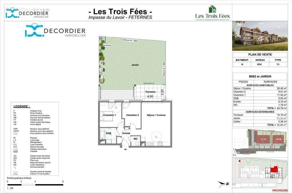 Appartement à FETERNES