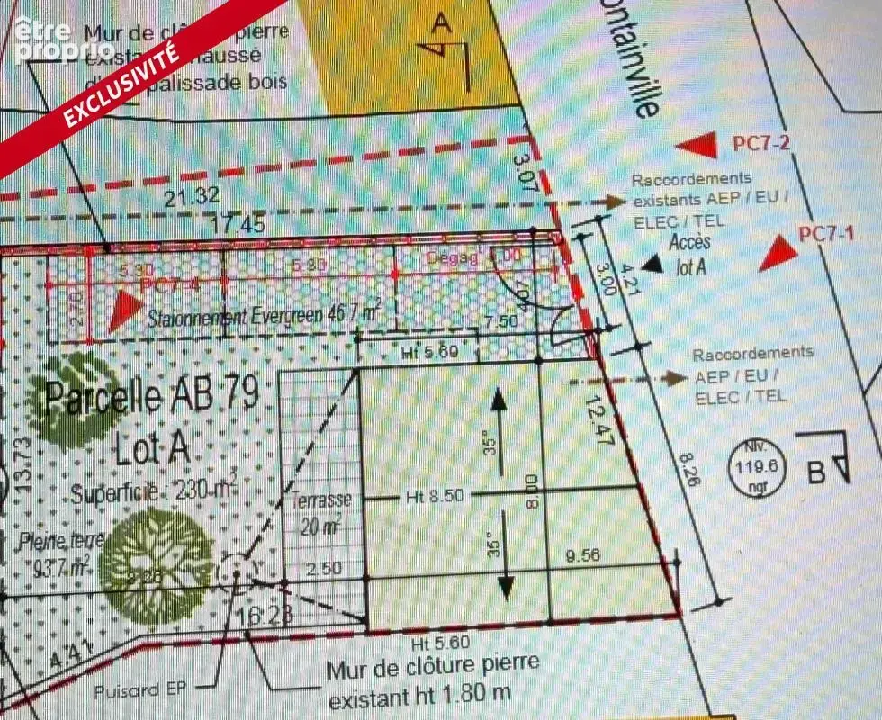 Terrain constrictible 230 m² Plat, Viabilisé, Clos - A 3 kms de Maule - photo 3