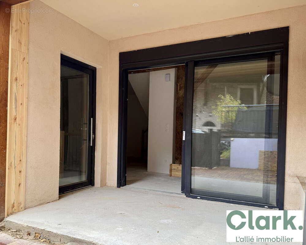 Terrasse couverte  - Appartement à OBERHAUSBERGEN