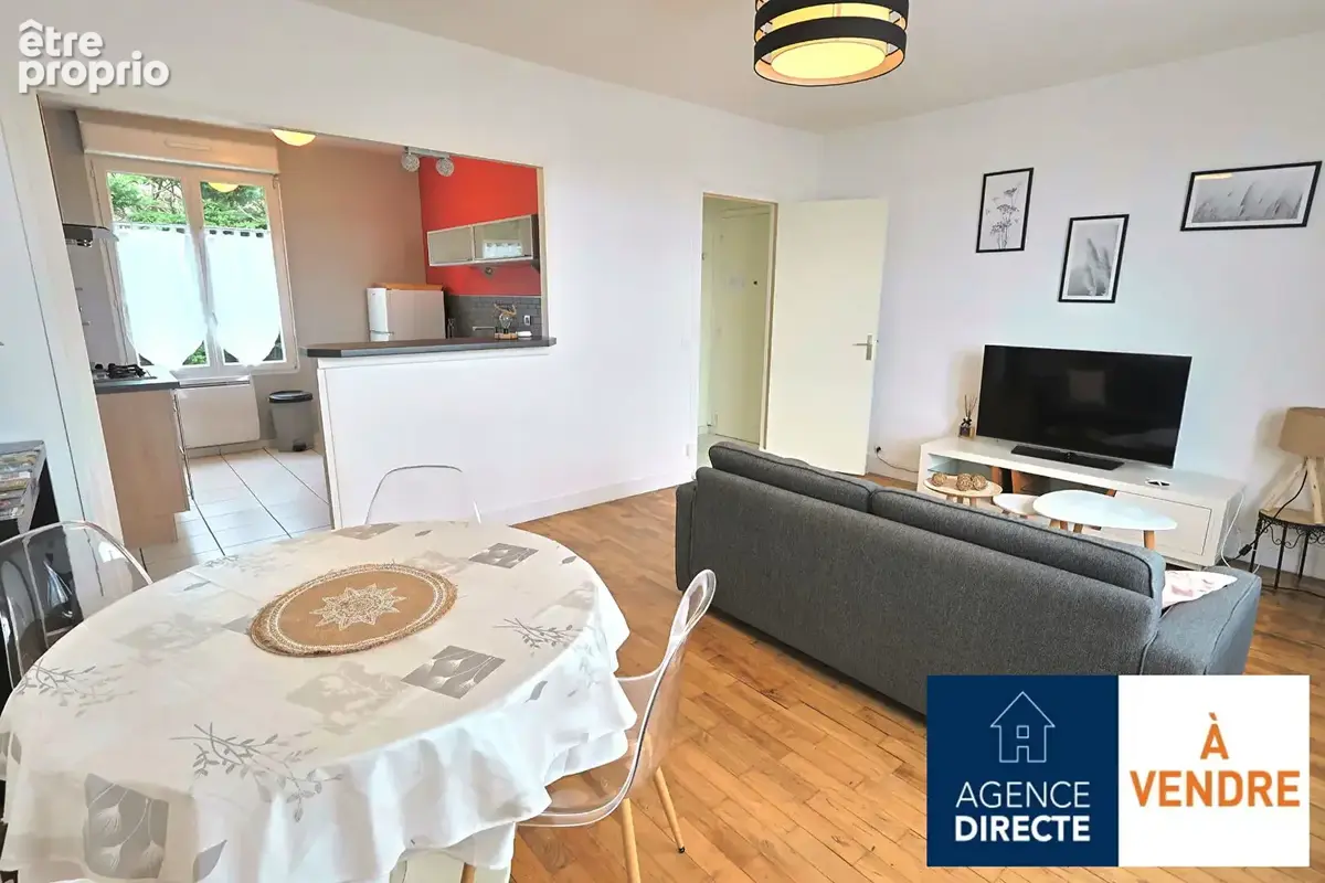 A VENDRE Appartement Saint Jouan Des Guérets 3 pièce(s) 61 m2 - photo 1