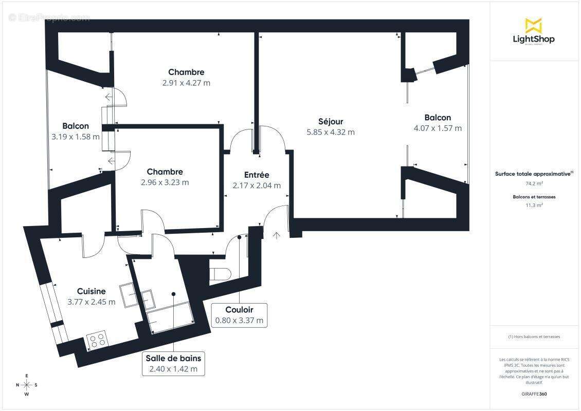 Appartement à MARSEILLE-13E