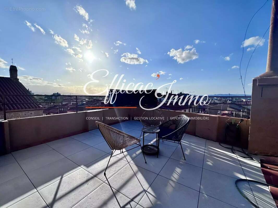 Perpignan centre historique – duplex d'exception de 109,36 m² – double toit-terrasse - photo 17