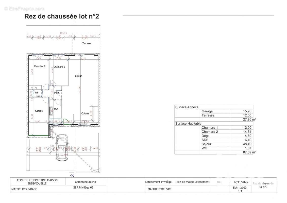 Maison 88 m² à Pia  - photo 3