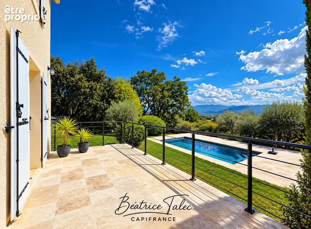Maison 4 pièces, piscine, vue sur les vignes, Puyloubier, Provence, Montagne Sainte-Victoire, Bouches-du-Rhône - photo 8