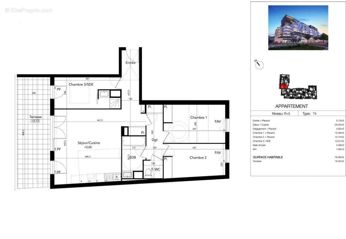 Appartement à BEZIERS