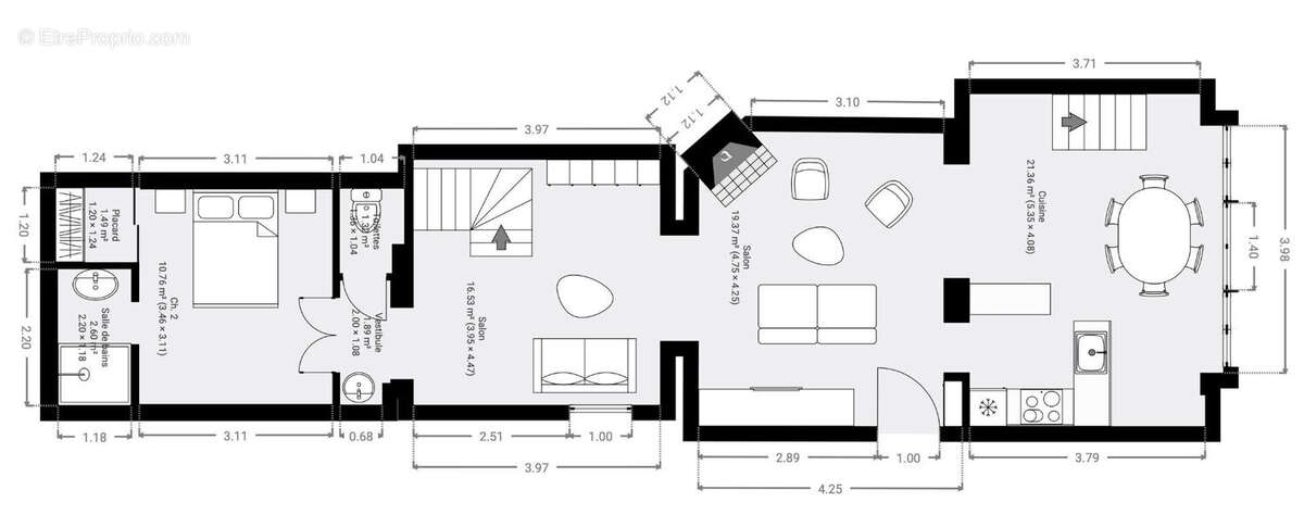 Appartement à PARIS-13E