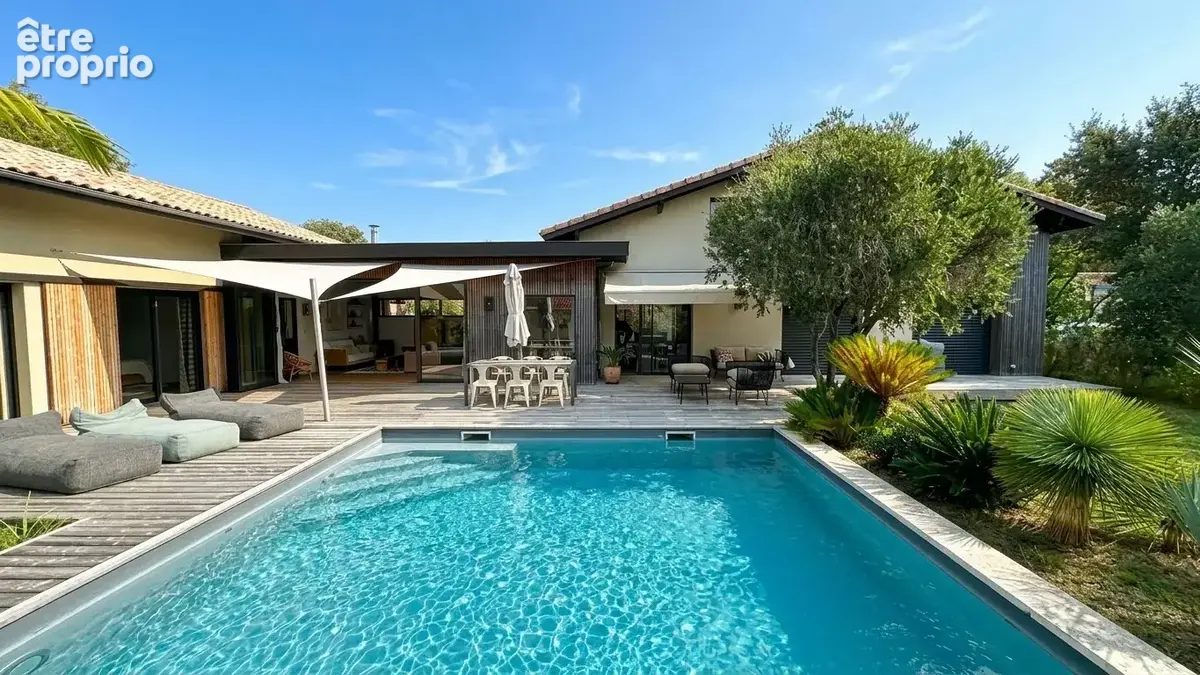 Tosse  à moins de 10 minutes des plages d'hossegor  superbe villa contemporaine de 210 m2propriété d'exception avec piscine - photo 19