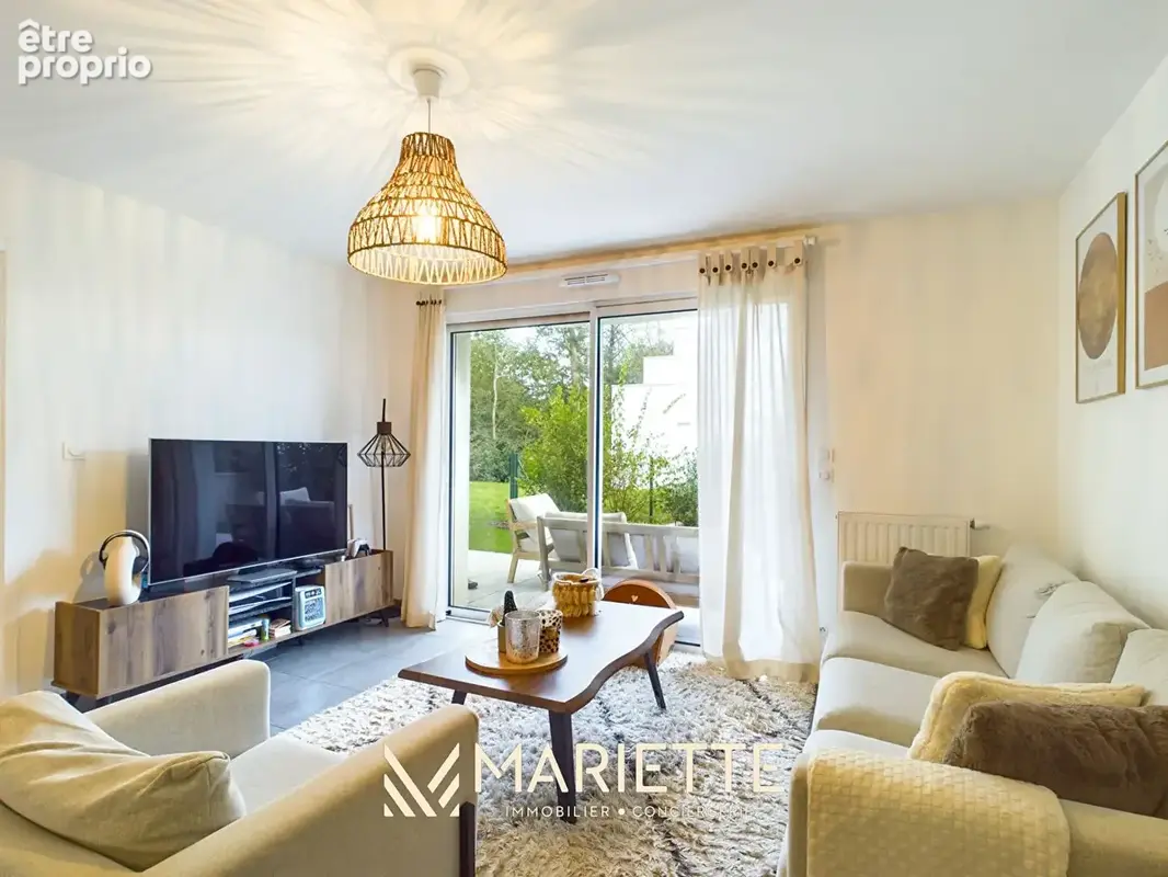 "AMBRE", Appartement T3 avec terrasse/jardin, cellier et place de parking privative. - photo 3