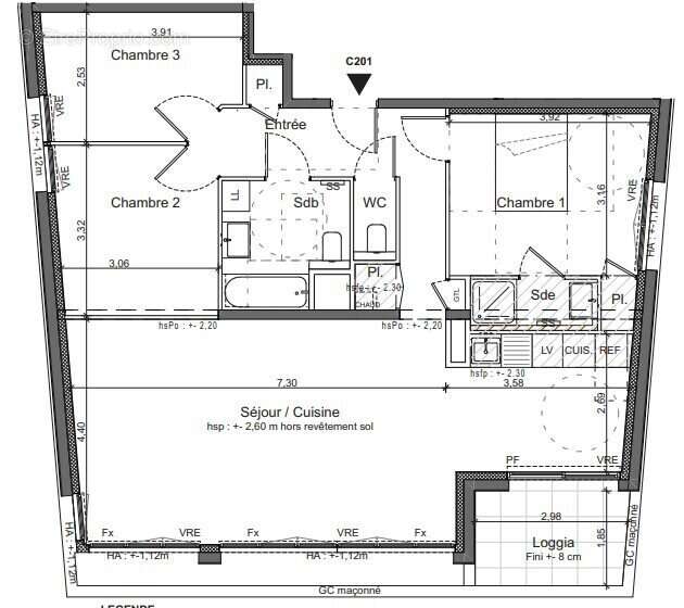Appartement à MERIGNAC