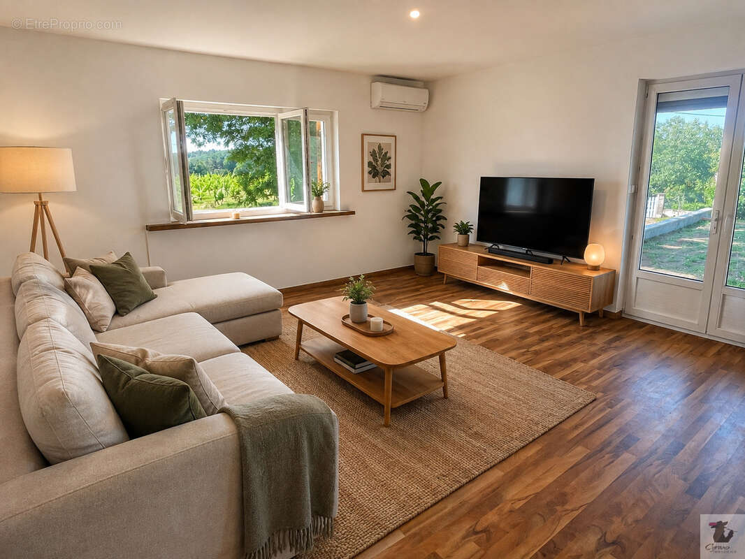 Maison LEMBRAS, 130m2 avec grands garages - Vue verdoyante - Calme absolu - photo 3