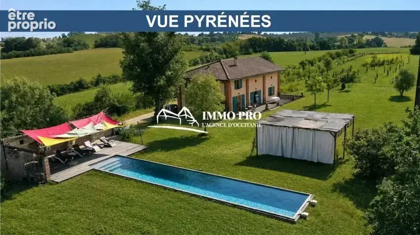 Samatan  Maison rénovée et son couloir de nage  VUE PYRENEES - photo 1
