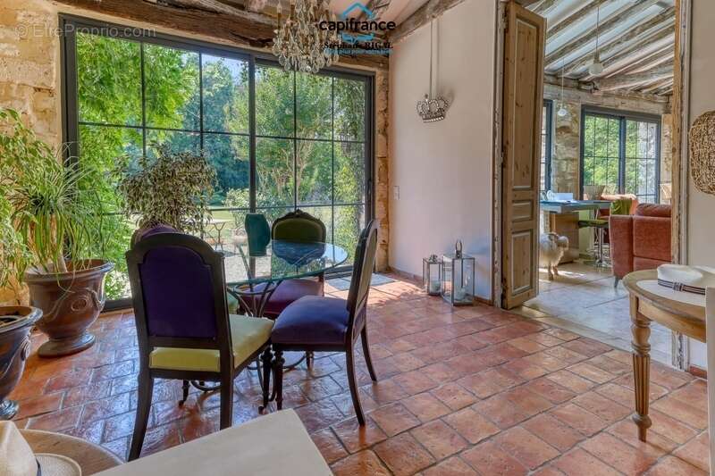 Propriete à vendre à Beaumontois en Périgord, Maison et gîte de 340m2 habitables sur 1,7ha avec piscine - photo 7