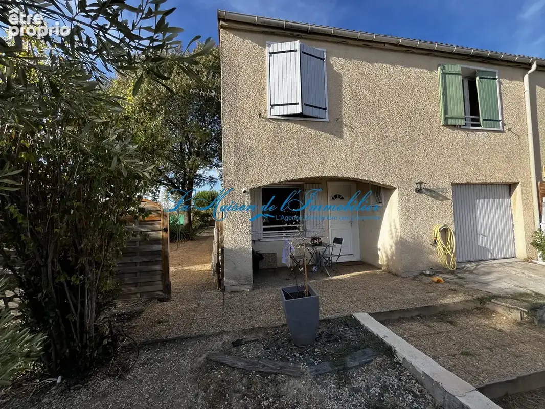 Rousson maison 3 face de type F5 avec garage sur 360m2 de jardin. - photo 2