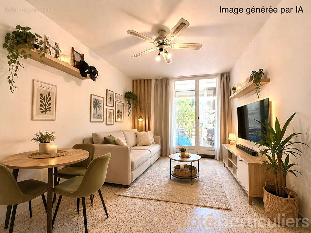 La Grande-Motte Studio rez de jardin, quartier du Ponant 21,05m2 - photo 3