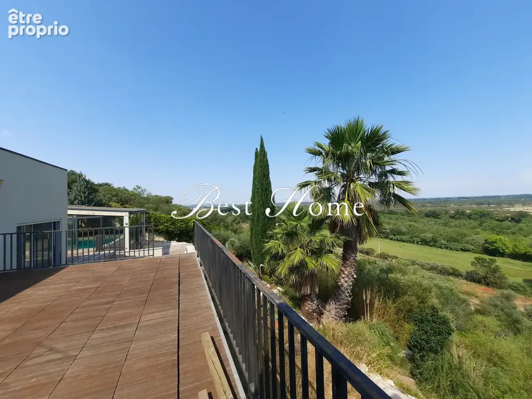 Vue exceptionnelle , Vente au coeur de la  Camargue gardoise , Villa d architecte + superbe terrain a batir - photo 11