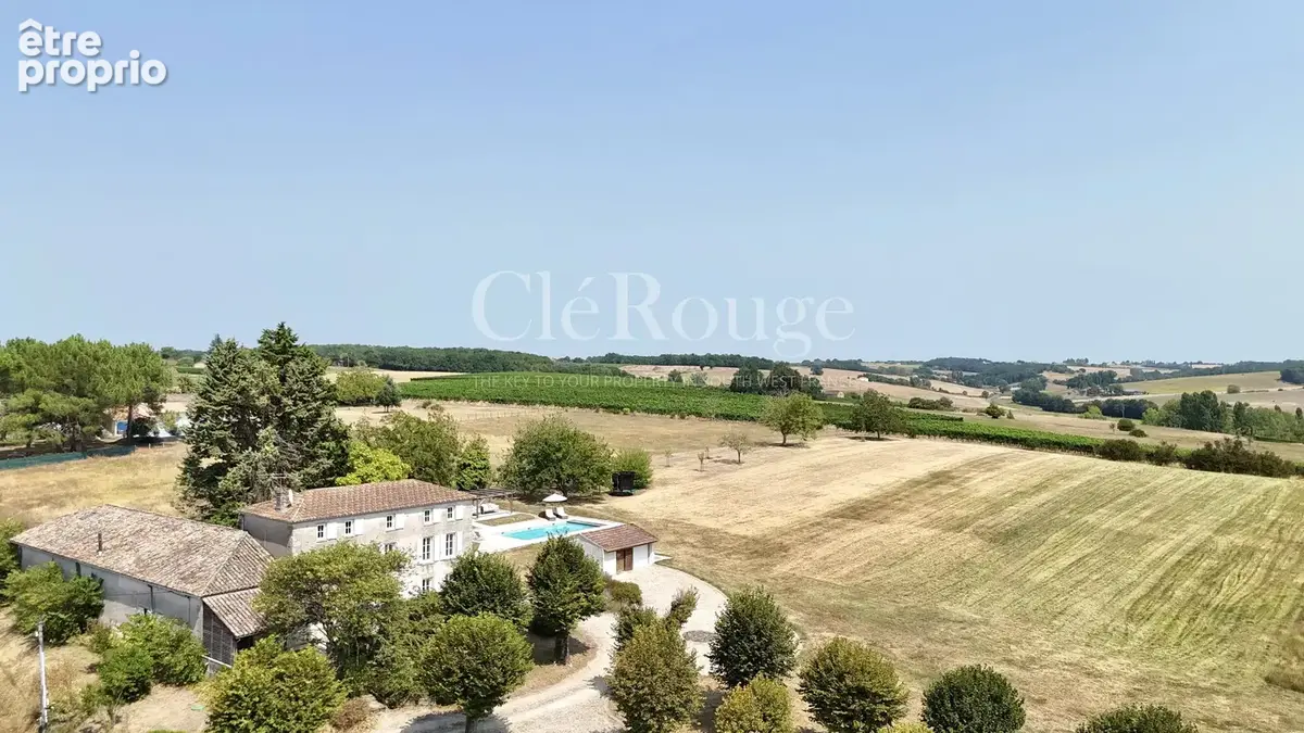 Proche de Monségur - Magnifique propriété de campagne de 6 chambres avec de magnifiques vues - photo 1
