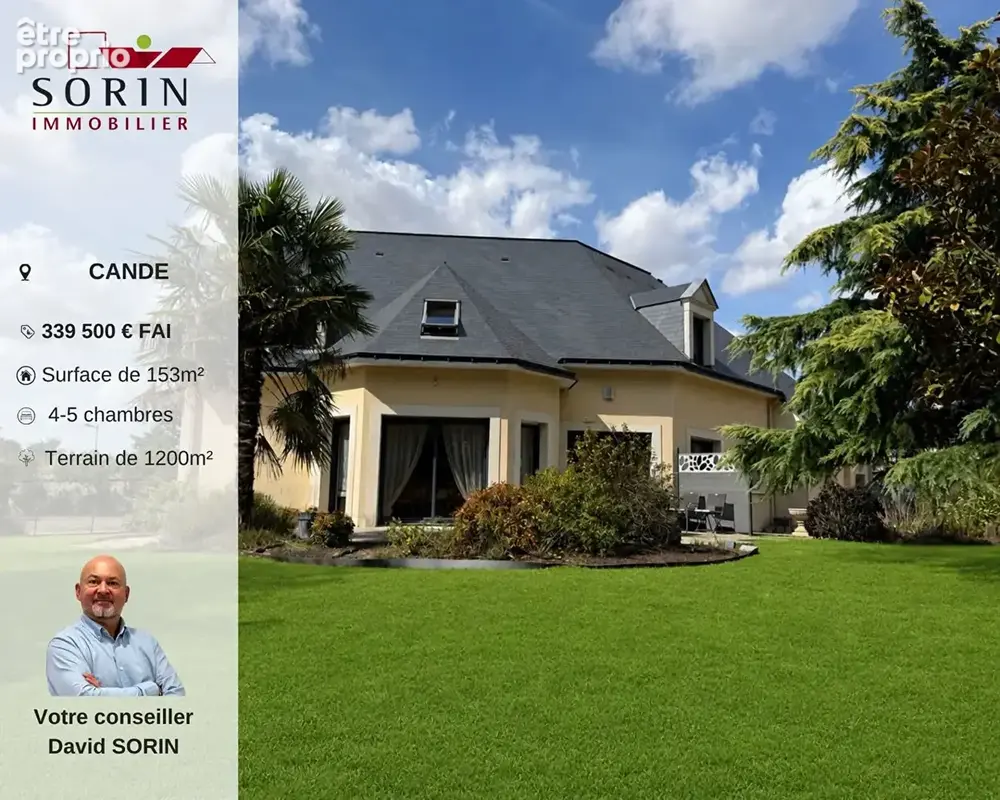 Photo Maison à Cande au prix de 339 500€