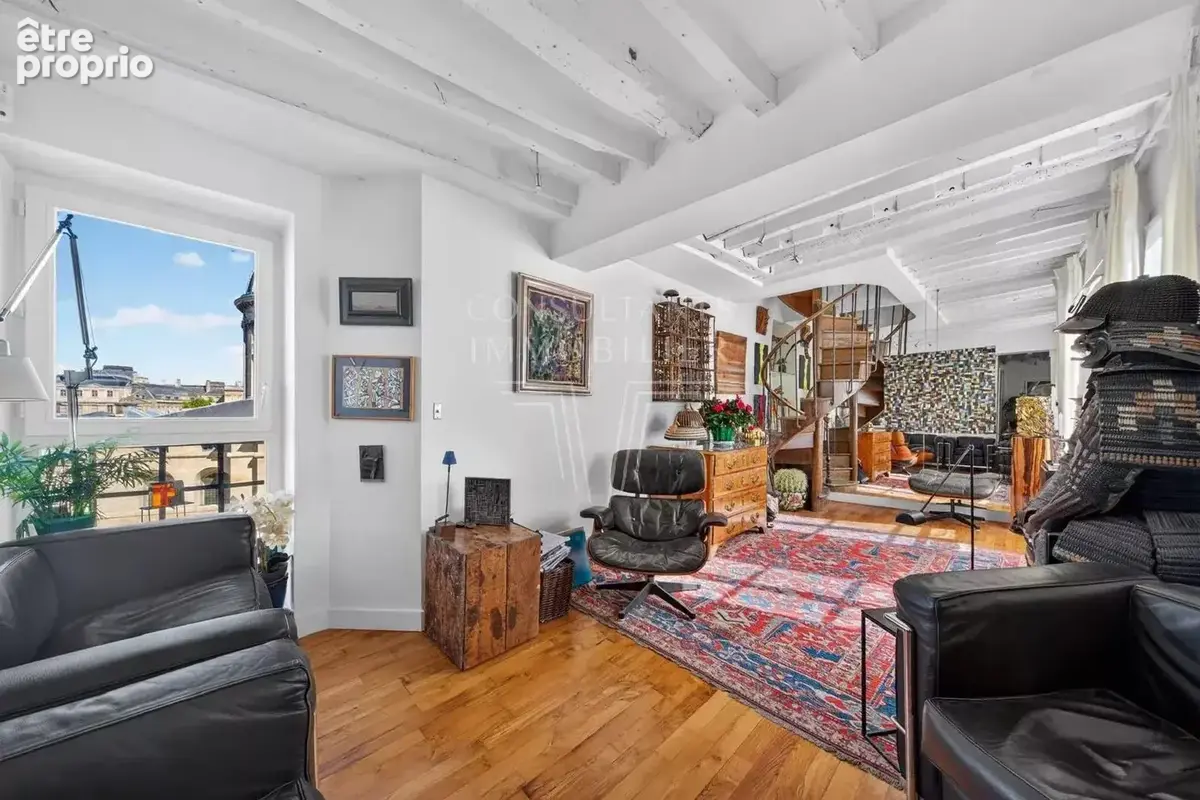 Académie de paris. duplex ensoleillé vue édifice - photo 6