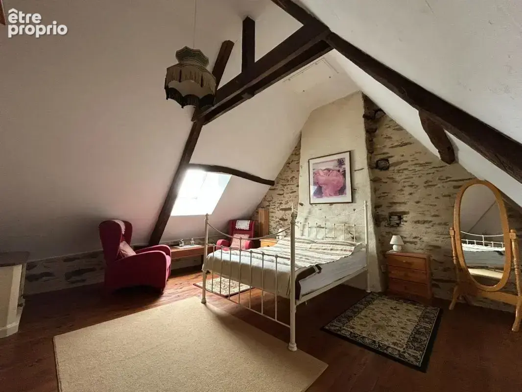 Propriété de caractère à Pluméliau (56) : Longère, Chaumière et terrain constructible - photo 8