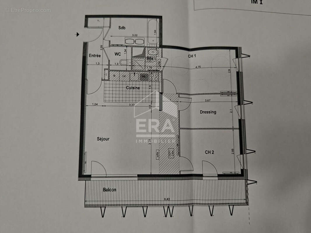Appartement à PARIS-19E