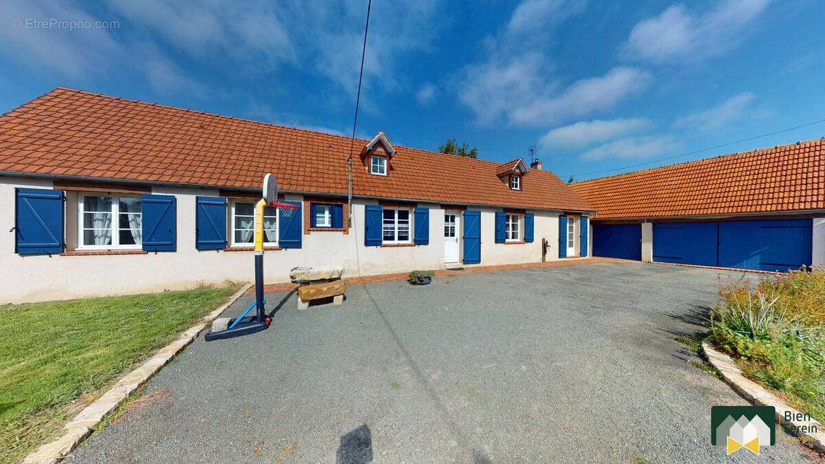 Façade avant - Maison à SAINT-AUBIN-DES-BOIS