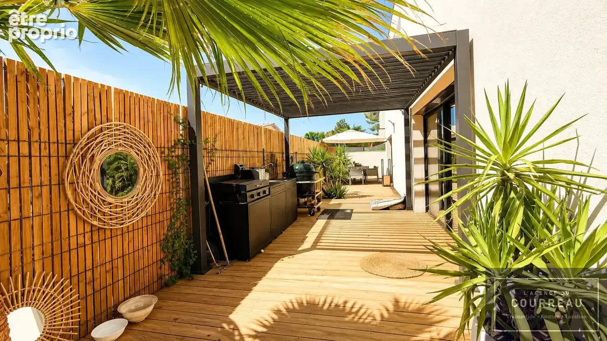 Maison contemporaine 120 m2 avec piscine et séjour cathédrale - photo 9