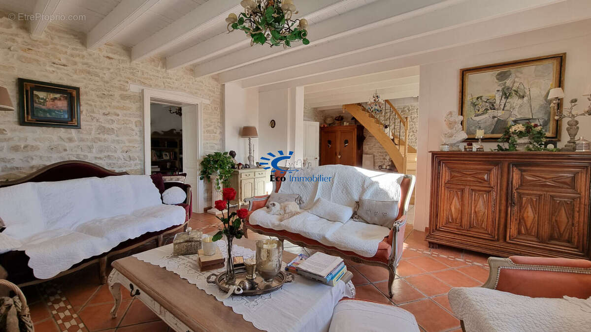 Maison charentaise courcon  278 m² habitable jardin - photo 3