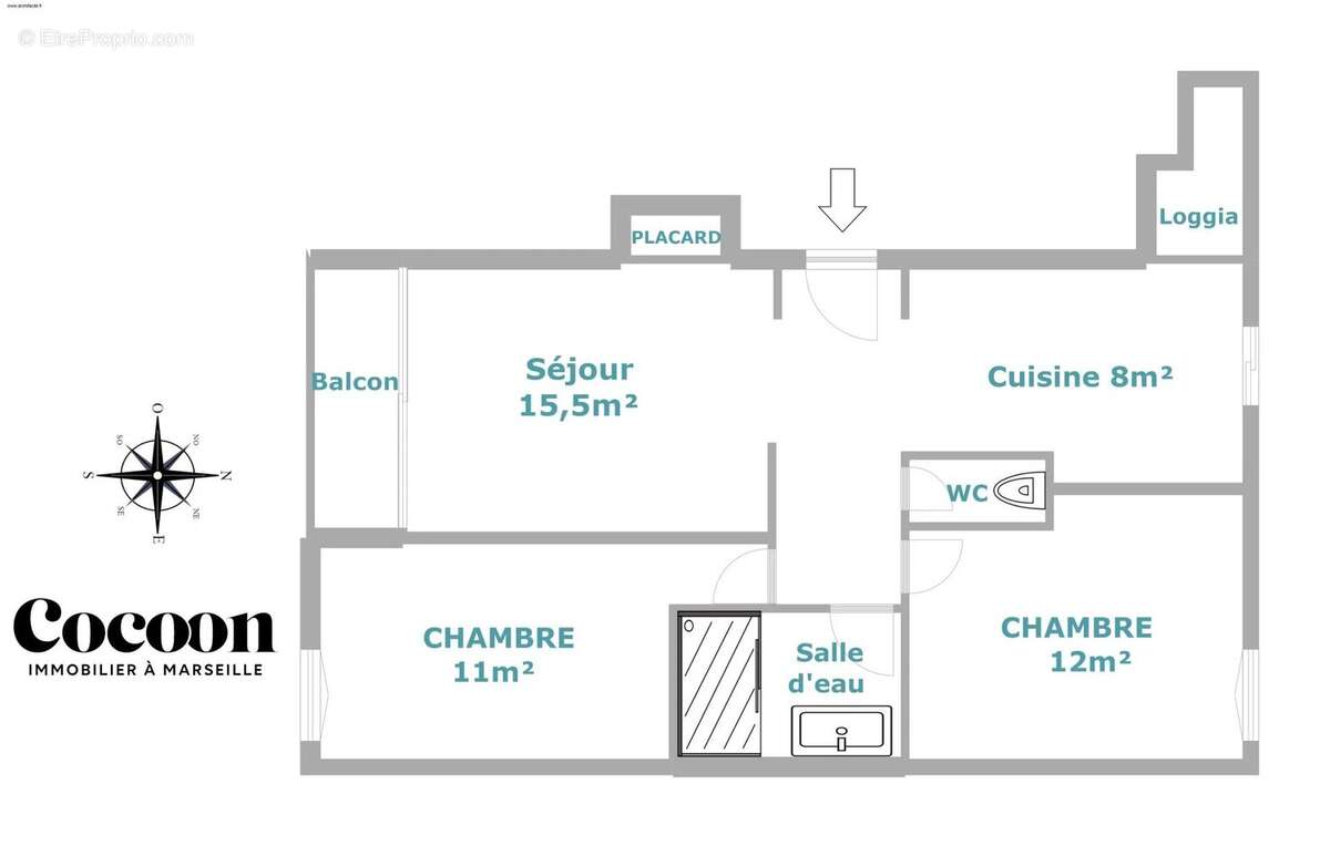 Appartement à MARSEILLE-11E