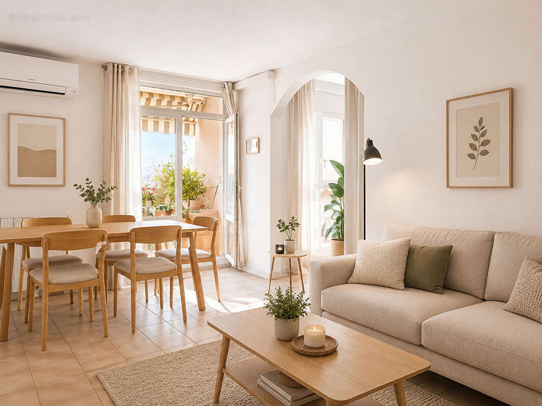 Appartement Marseille 4/5 pièce(s) 94 m2 - 3eme Etage vu dégagée - Balcon + Cave - photo 2