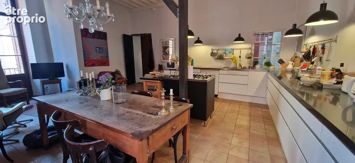 Ille sur tet - maison de village 231m2 avec garage et 2 terrasses vue degagee canigou et orgues - photo 5