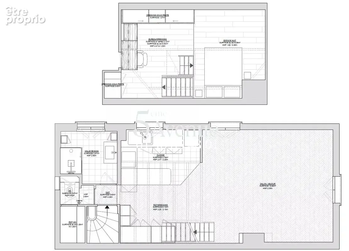 Duplex coeur de ville - Adamville/Mairie - photo 7