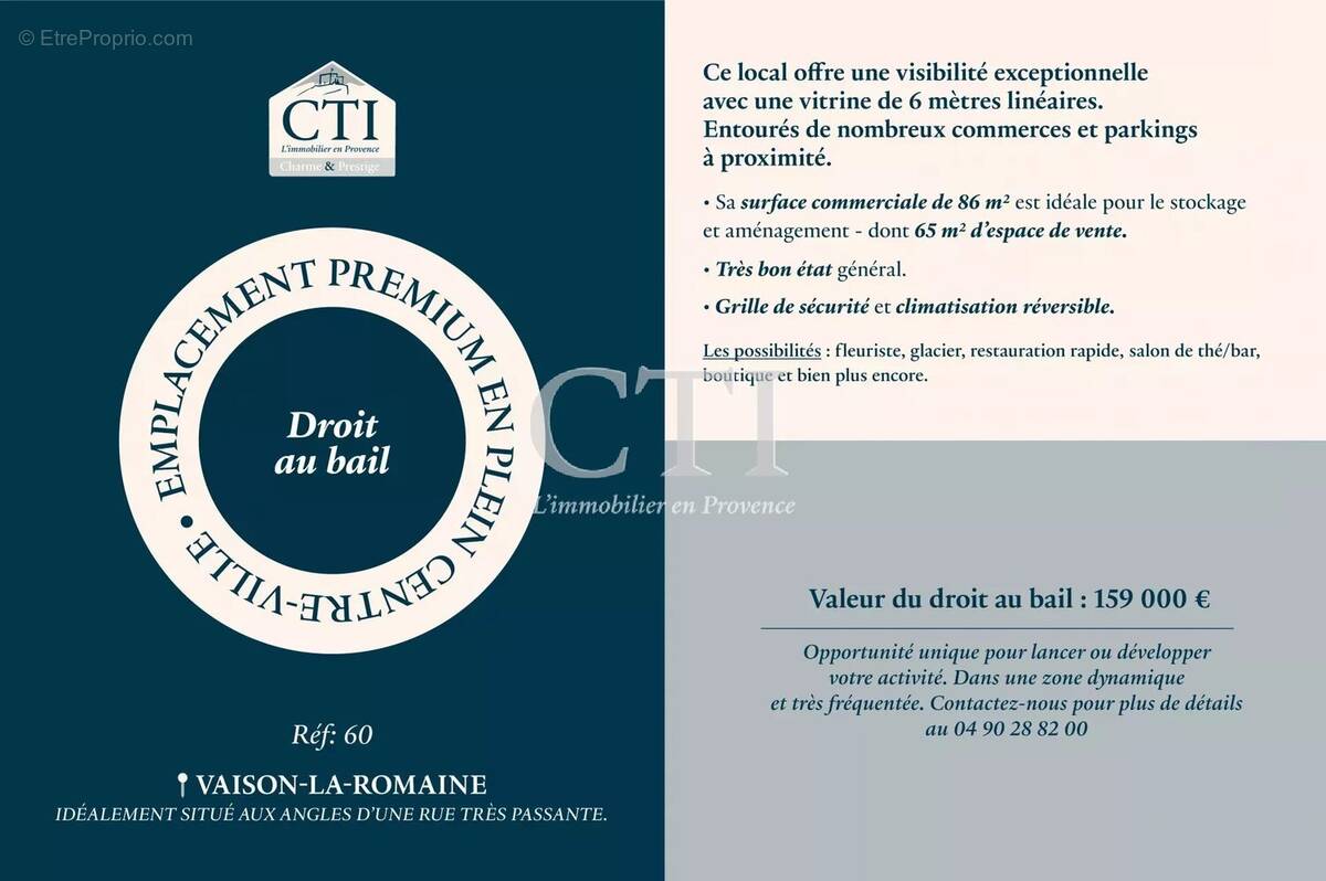 Commerce à VAISON-LA-ROMAINE