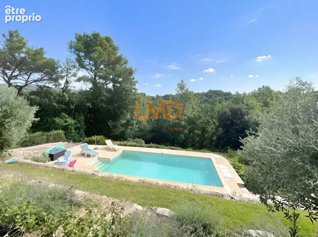 Flayosc – Villa de plain-pied avec piscine vue nature - photo 3