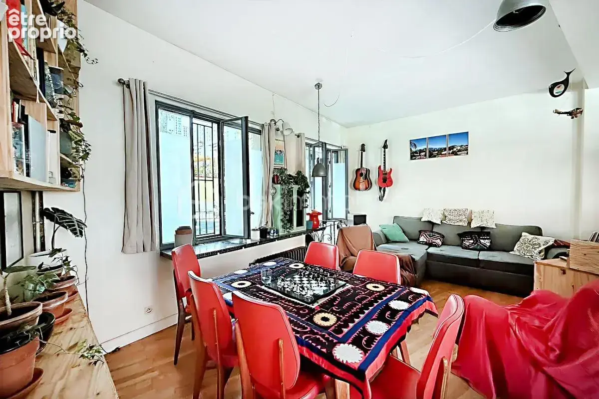 Mouzaïa – loft de caractère – 82 m² carrez – volumes rares – sous-sol aménagé de 28 m² - photo 3