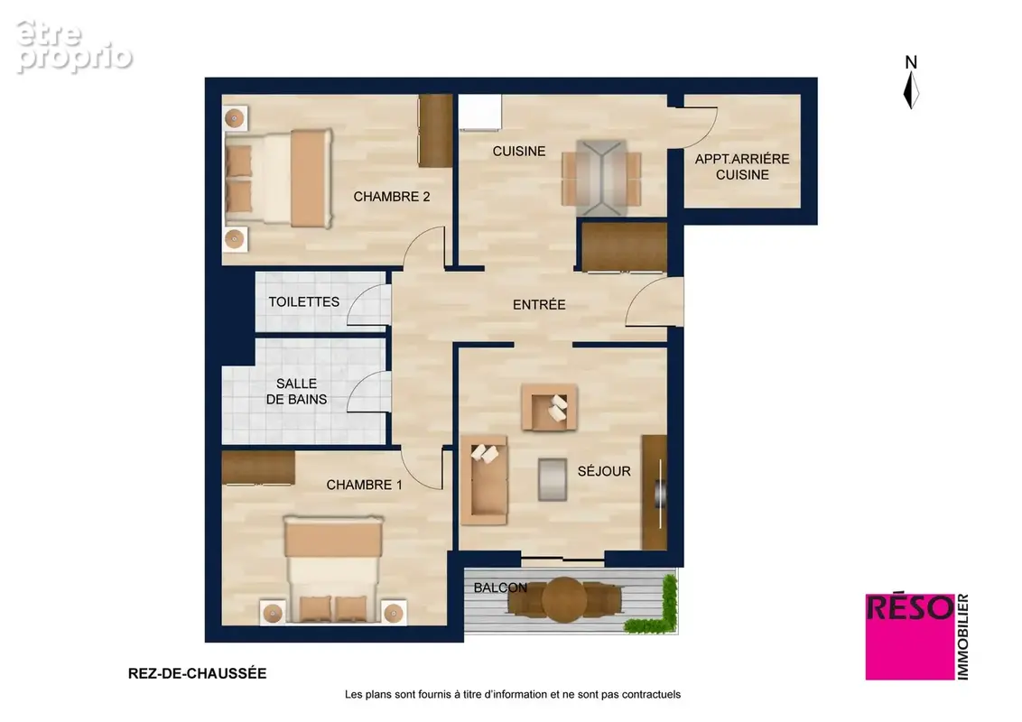 Appartement 64 m² à Annemasse  - photo 2