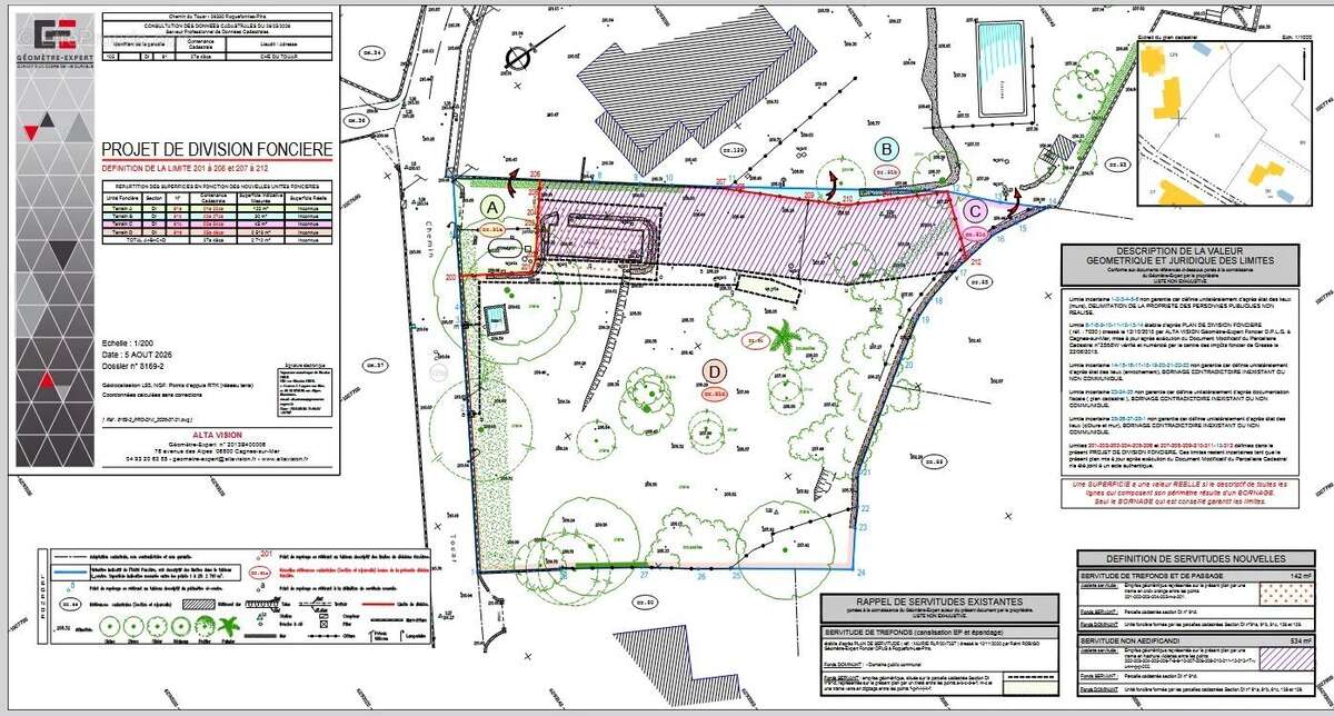 Roquefort Les Pins - Terrain plat constructible de 2513 m2 - photo 9