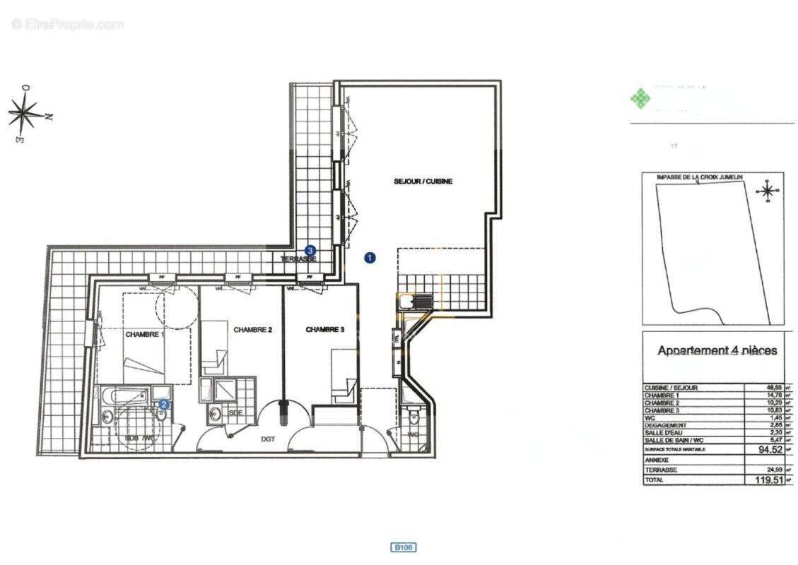 Appartement à CHARTRES