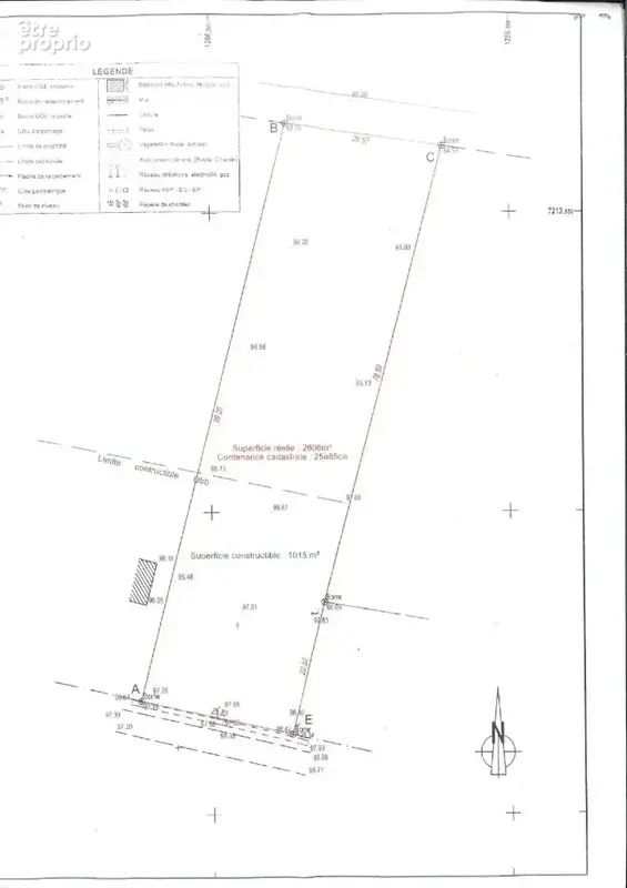 Terrain constructible 2608 m². Lanouée - photo 6