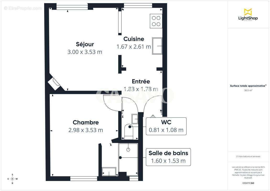 Appartement à BOULOGNE-BILLANCOURT