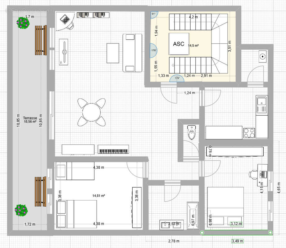 Appartement à GARCHES
