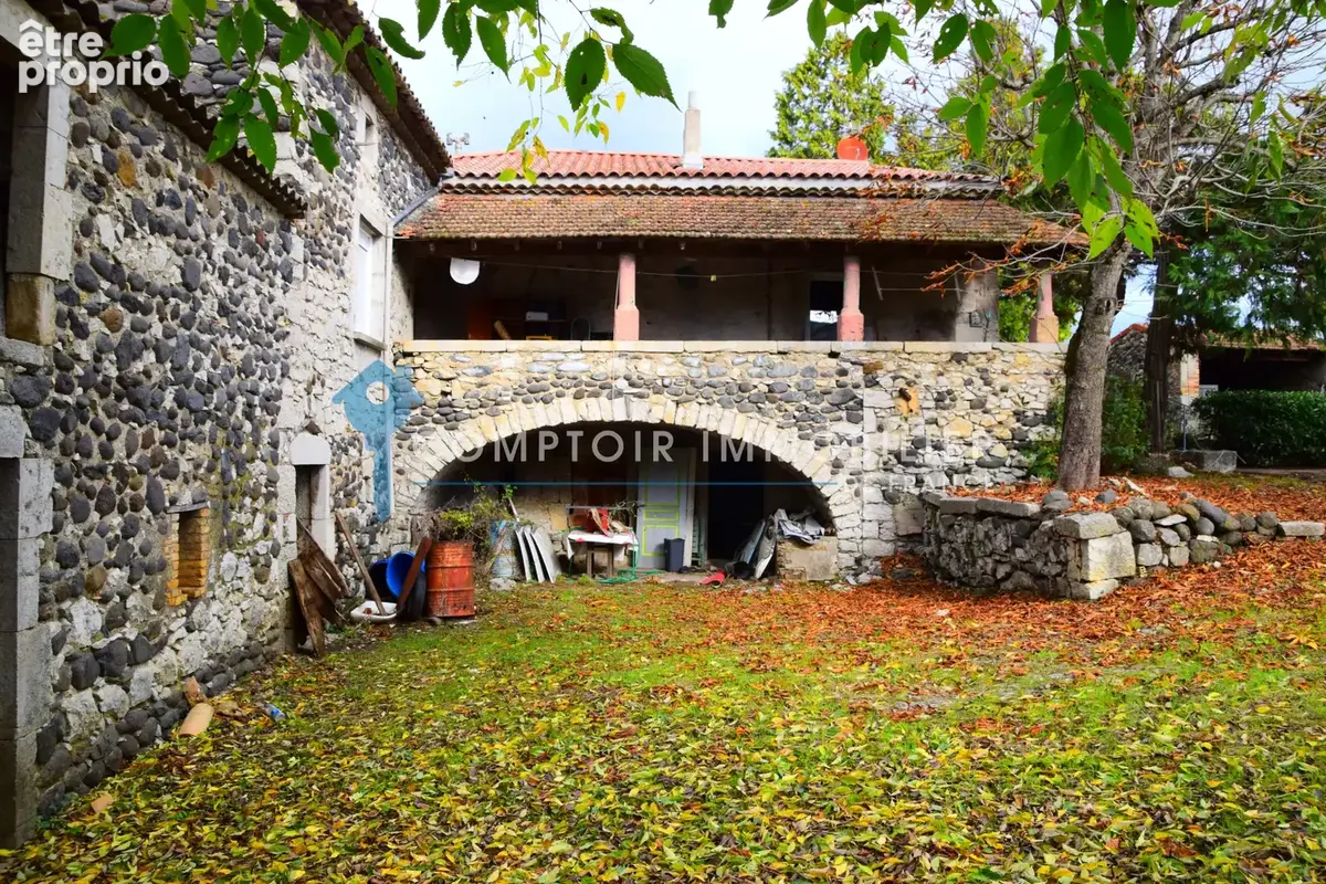 Dépt. 07 - A VENDRE à LAVILLEDIEU - Maison ancienne en pierres de 130  m2 env. + 150 m2 + terrain constructibl - photo 10