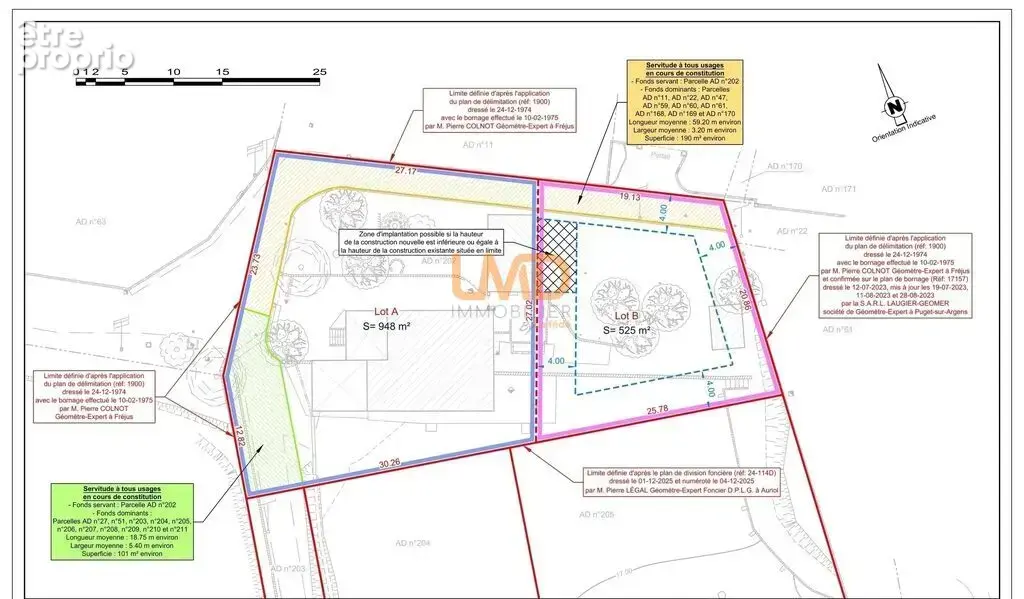 Puget-sur-Argens — terrain constructible plat 525 m², hors lotis - photo 2
