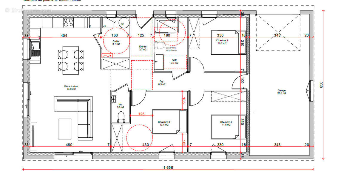 Maison à BARAQUEVILLE