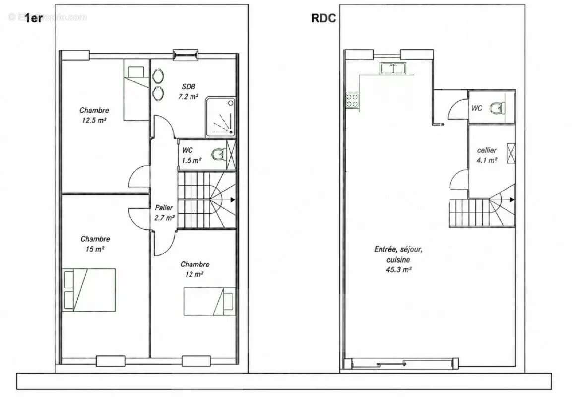 Maison récente 102m² Nancy - photo 14