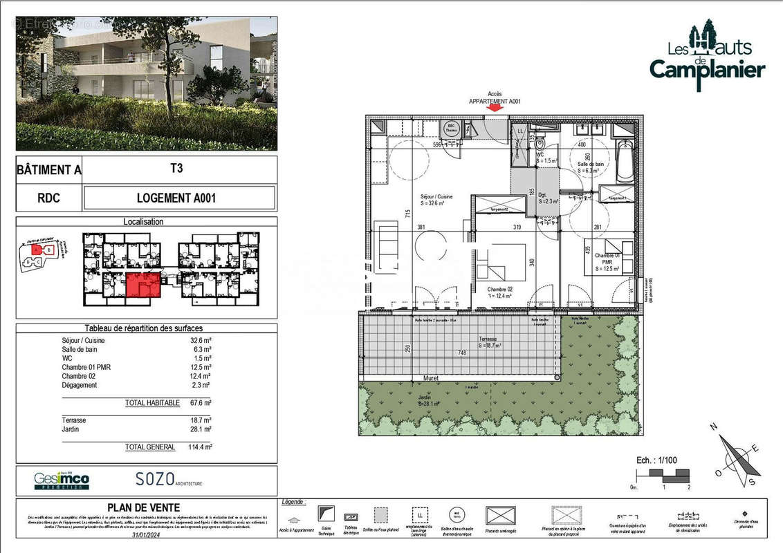 Appartement à NIMES
