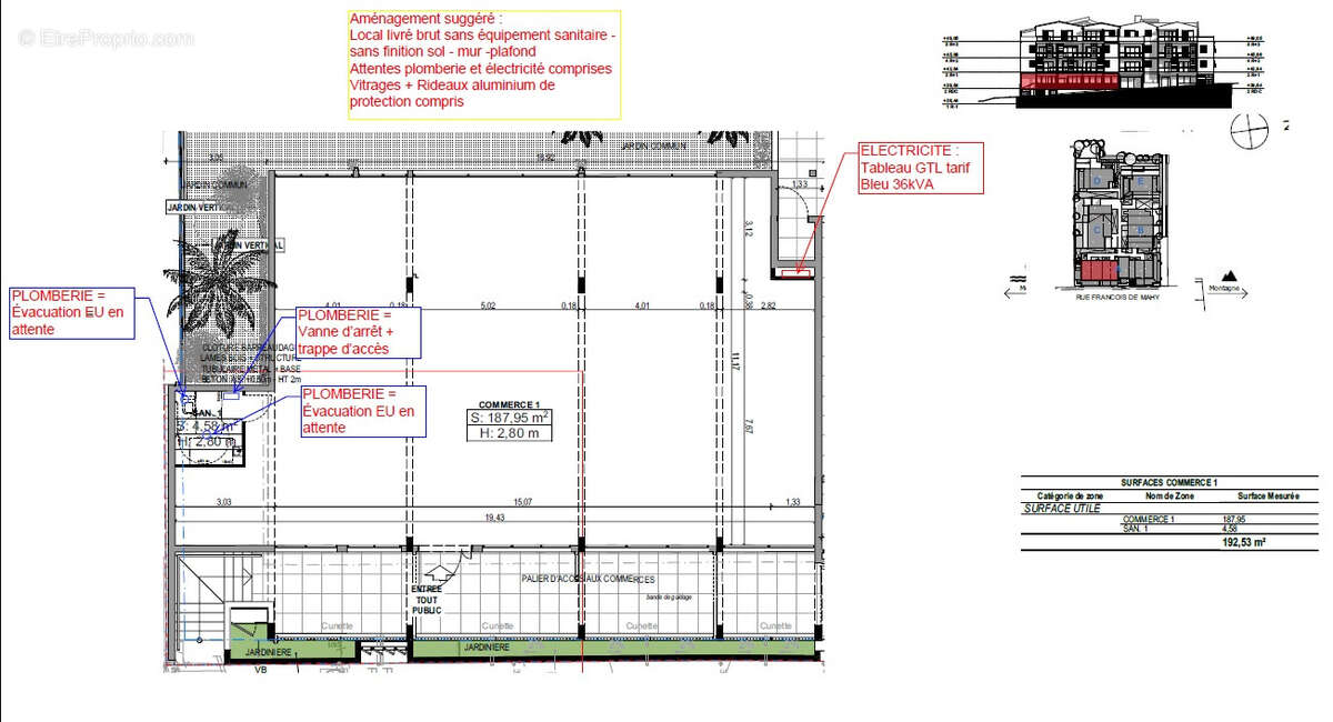 Commerce à SAINT-PIERRE